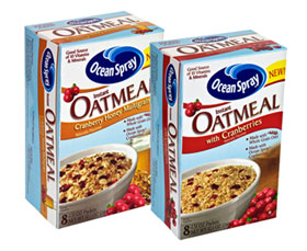 Ocean Spray Instant Oatmeal